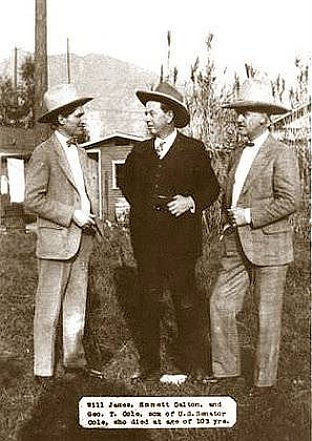 Will James, Emmett Dalton and George T. Cole