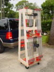 Clamp stand, reverse